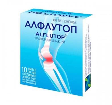 Alflutop - ampułki do regeneracji stawów