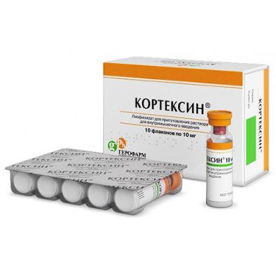 Cortexin - fiolki z peptydami mózgowymi